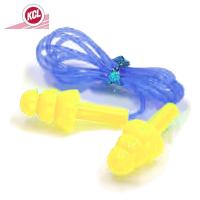 可循环使用耳塞 黄色带线