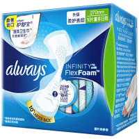 护舒宝卫生巾姨妈巾 液体卫生巾270mm 10片