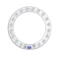 百士安 led人体感应吸顶灯模组楼道过道改造灯板 18W-2只(声控)