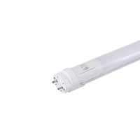 百士安 雷达T8感应灯管地下车库led节能灯 全灭微亮+灯架- 1.2米-白光(两套 )