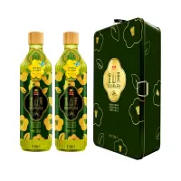 金龙鱼有机冷榨金山茶籽油750ML*2礼盒
