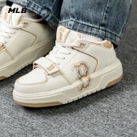 MLB官方 鞋子男女 四季款复古板鞋老花学长鞋24新款3ASXLMC4N-43BGS