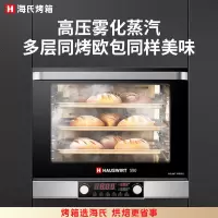 海氏(Hauswirt) S90 风炉烤箱商用大容量烤箱私房烘焙家用二合一月饼蒸汽烤箱 60L风炉烤箱