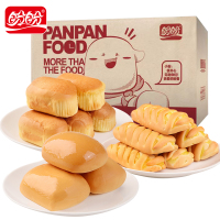 盼盼 早餐面包组合 面包糕点瑞士卷 办公小食组合装整箱装 早餐面包组合920g