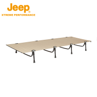 Jeep吉普户外折叠行军床便携收纳露营床高承重铝合金办公室午休床