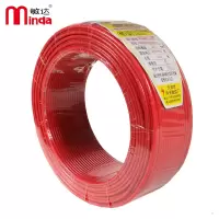 敏达(minda) 电线电缆 国标单芯多股塑铜软电线 软线 BVR10平方
