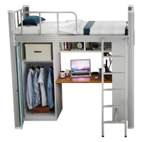DXBG组合床公寓床员工宿舍床含衣柜书桌