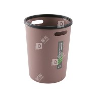 居将 JJ4022209 垃圾桶厨房客厅办公室垃圾箱创意垃圾筒纸篓 咖色大号