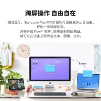 罗技(Logitech)M750M 通用版鼠标 无线鼠标 对称鼠标 带Logi Bolt USB接收器 白色
