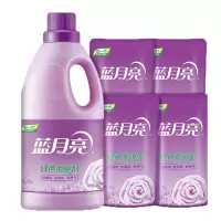 蓝月亮薰衣草香衣物柔顺剂护理剂(瓶装2kg+袋装500g*4)80000546