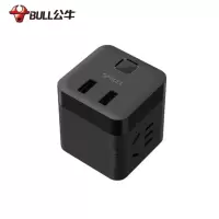 公牛(BULL) GNV-TQU12W 公牛(BULL)插座/新国标/排插/接线板 TQU12W黑色无线小魔方插座