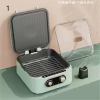 先科涮烤电饼铛家用加深烤盘电饼档大号智能煎饼锅三明治早餐机(随机发货)