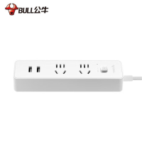 公牛(BULL)小白USB智能插座 插线板/插排/排插/接线板/拖线板1.8m GNV-UUD122