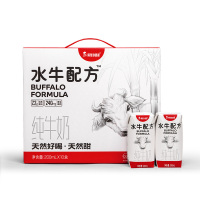 隔壁刘奶奶 水牛配方清甜版水牛奶纯牛奶礼盒装200ml*10盒