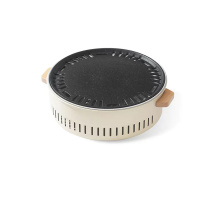 智美环球 冬日烧烤炉围炉煮茶烤火炉套装 37*9.5cm (烤盘+烤网+5斤碳+收纳包)