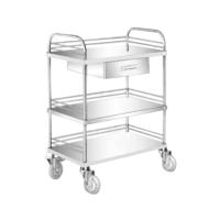 不锈钢三层器械台 有抽屉