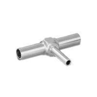 实验室不锈钢三通接头