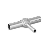 实验室不锈钢三通接头