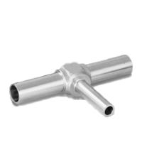 实验室不锈钢三通接头