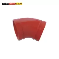 矿用高压球墨铸铁45°弯头