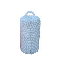 申工游艇防撞靠球手工编织码头防撞碰垫棕绳麻绳手提式400mm*600mm尼龙白色