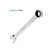 ELECALL固定头棘轮扳手 13mm 快速开口两用梅花扳手省力板手 ET090113