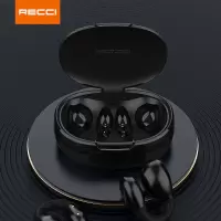 锐思(Recci) REP-W66 蓝牙无线耳机人体工学夹耳设计无感佩戴解放双耳