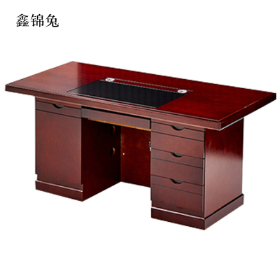 鑫锦兔1.4米油漆桌电脑桌职员桌班台写字台老板桌