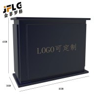 金菲罗格可定制LOGO花箱隔断种植箱 花箱80x30x60cm