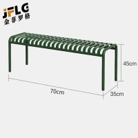 金菲罗格户外铁艺桌椅露天花园桌椅颜色备注 70x35x45cm条凳