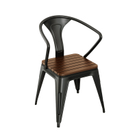 金菲罗格户外休闲花园室外防腐木桌椅组合 B款单椅
