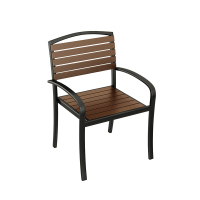 金菲罗格户外休闲花园室外防腐木桌椅组合 C款单椅