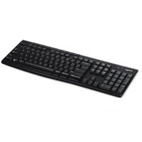 罗技(Logitech)无线键盘 办公键盘 优联 笔记本键盘 全尺寸 黑色K270