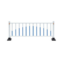 伊晖晟 护栏 0.6m高*3.08m长一片 一组包括一片一柱,1个330*250*130橡胶底座,2个反光灯 数量10组