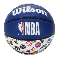 威尔胜(Wilson)篮球NBA球队全队队徽耐磨橡胶球学生室内外7号球训练比赛篮球