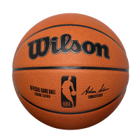威尔胜(Wilson)官方NBA比赛用球专业竞赛篮球真皮篮球典藏纪念室内竞赛篮球