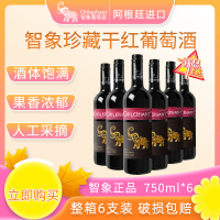 阿根廷进口 智象珍藏干红葡萄酒佐餐红酒750ml*6支整箱聚会送礼