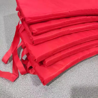蹦蹦床护垫配件直径3.4米蹦蹦床边缘护垫、8个90×7cm柱子护垫