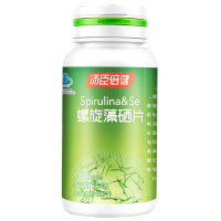 汤臣倍健螺旋藻硒片120片 绿藻片海藻碱性保健食品增强免疫