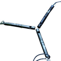 火枫(FIRE-MAPLE)如意棒取火点火 求救多功能打火石镁棒装备野外哨子 灰色