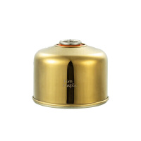 火枫(FIRE-MAPLE)原野金属气罐罩--复古铜色 户外露营野炊高寒扁气罐G2罩氛围不锈钢材质