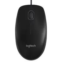 罗技(Logitech)B100企业版 鼠标 有线鼠标 办公鼠标 对称鼠标 黑色(单位:个)