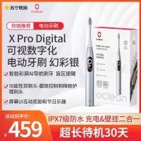 欧可林 Oclean X Pro Digital可视数字化电动牙刷 幻彩银