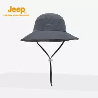 Jeep吉普官方加长帽檐渔夫帽男夏季户外骑行防晒帽海边钓鱼旅游帽