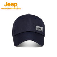 Jeep吉普遮阳帽男透气防晒运动棒球帽网眼鸭舌帽户外休闲弯檐帽子