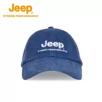 Jeep吉普秋冬灯芯绒鸭舌帽立体透气棒球帽户外运动休闲帽轻暖帽子