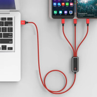 乐默 一拖三数据线