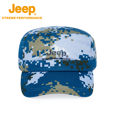 Jeep棒球帽男长帽檐经典复古迷彩帽军防晒可调节战术字母鸭舌帽