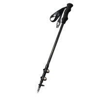 牧高笛 征途 2023户外徒步杖超轻碳纤维手杖三节外锁伸缩拐杖登山杖 夜幕黑NX20667005三节碳纤维