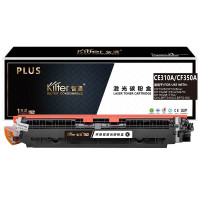 智通 粉盒 CE310A/CF350A PLUS版 1200页 带芯片 黑色(支)